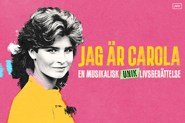 Carola Häggkvist á plakatmyndini til Jag är Carola